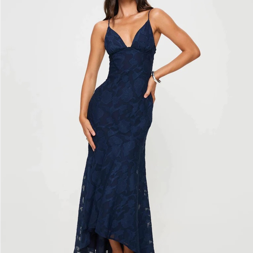Princess Polly CYRENE MAXI DRESS NAVY - Picture 2 of 12